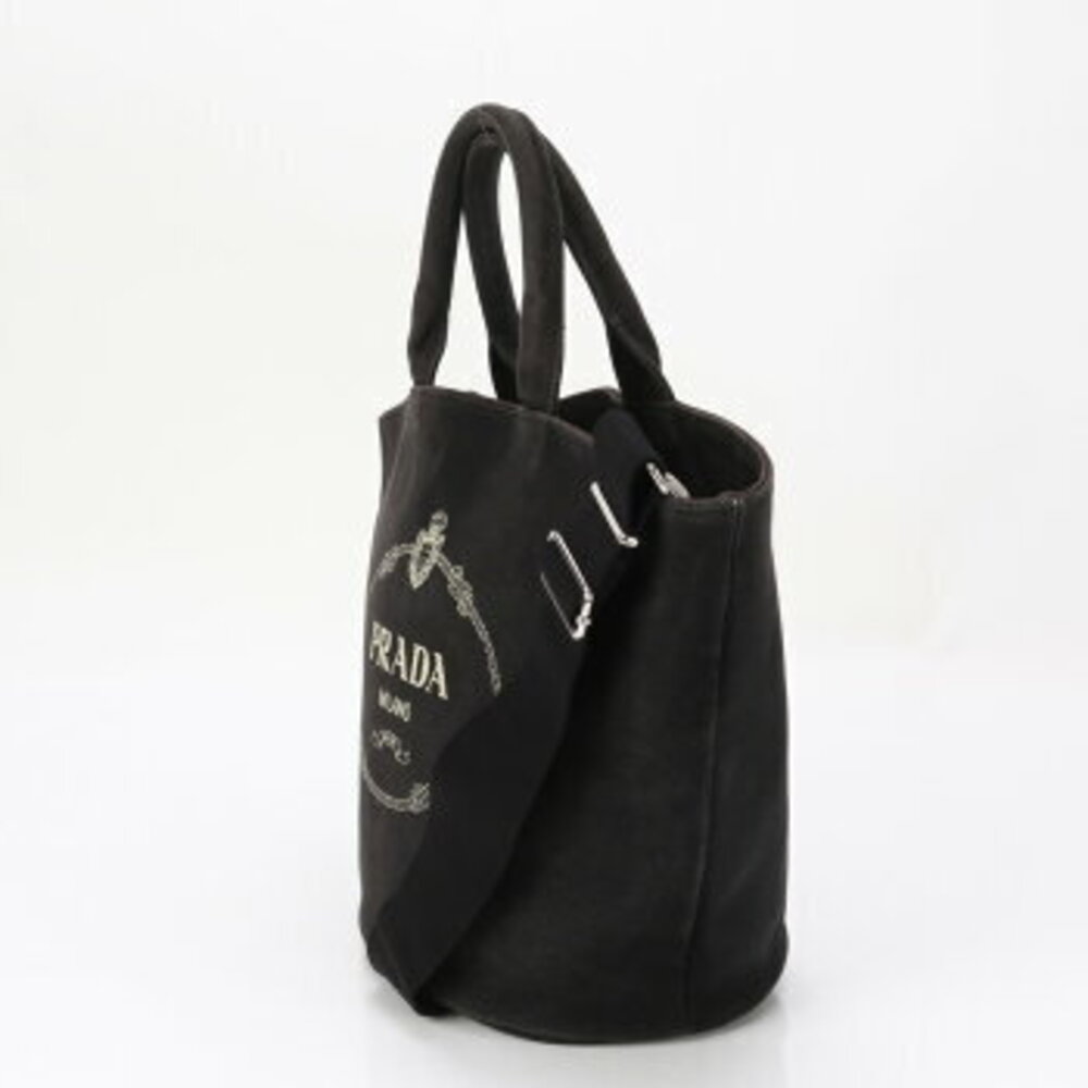 Prada Canapa tote bag crossbody handbag - Picture 3 of 14